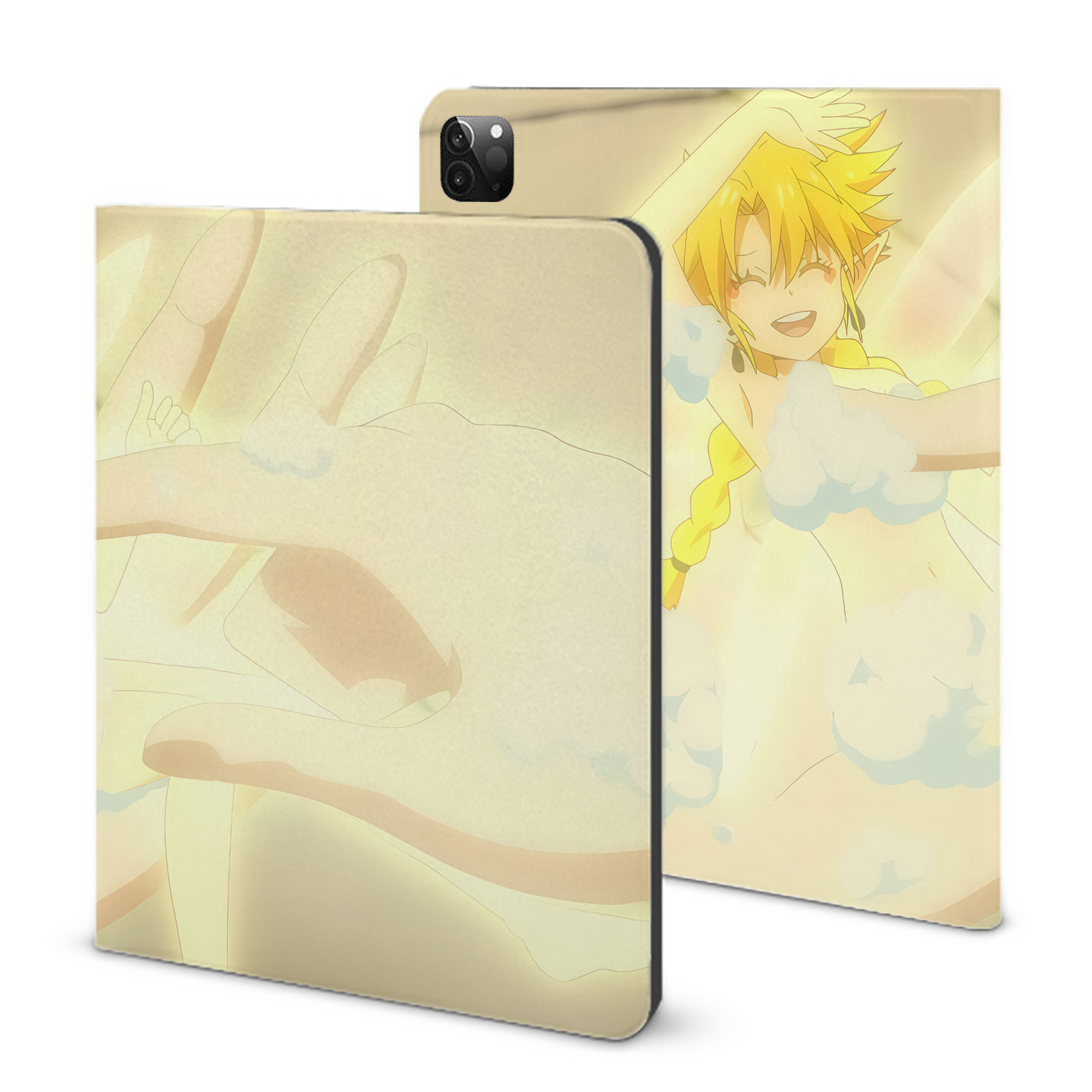 （画像用） 転スラ Regarding Reincarnated to Slime IPadケース ペンホルダー付き ブックスタイルデザイン